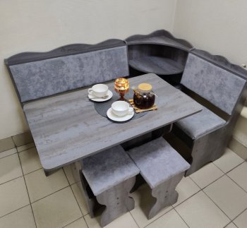 Кухонный уголок Миссия с полкой ткань в Тогучине - mebel154.com
