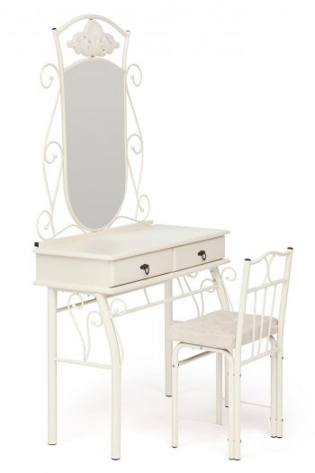 Столик туалетный CANZONA (столик/зеркало + стул) в Тогучине - mebel154.com