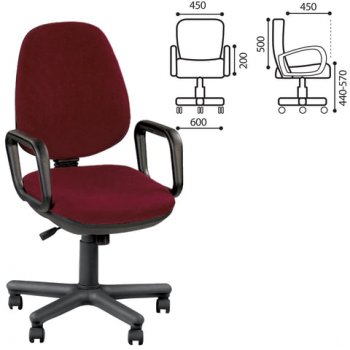 Кресло Comfort GTP, с подлокотниками в Тогучине - mebel154.com