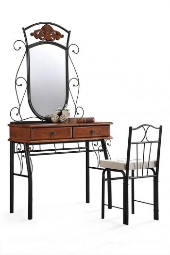 Столик туалетный CANZONA (столик/зеркало + стул) в Тогучине - mebel154.com
