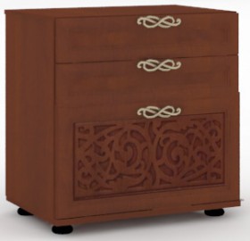 Александрия тумба для обуви орех 125.120.000 в Тогучине - mebel154.com