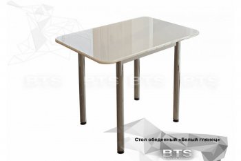 Стол обеденный белый глянец(бтс) в Тогучине - mebel154.com