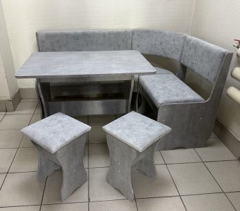 Кухонный уголок Миссия V велюр (сириус) в Тогучине - mebel154.com