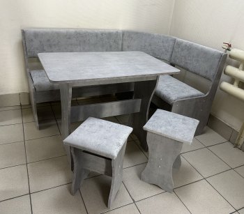 Кухонный уголок Миссия V велюр (сириус) в Тогучине - mebel154.com