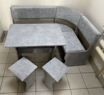 Кухонный уголок Миссия V велюр (сириус) в Тогучине - mebel154.com