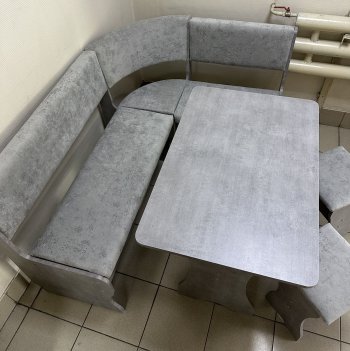 Кухонный уголок Миссия V велюр (сириус) в Тогучине - mebel154.com