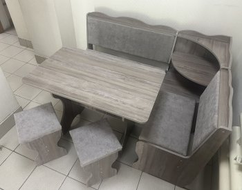 Кухонный уголок Миссия с полкой, ткань(локи) в Тогучине - mebel154.com