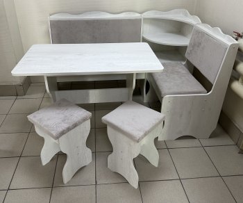 Кухонный уголок Миссия с полкой ткань в Тогучине - mebel154.com