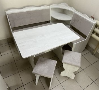Кухонный уголок Миссия с полкой ткань в Тогучине - mebel154.com