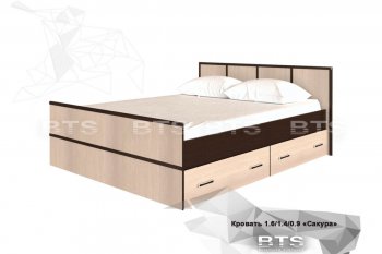 Кровать Сакура 1600(бтс) в Тогучине - mebel154.com