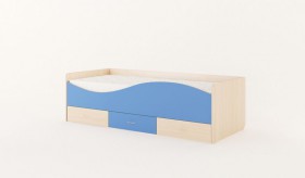 Кровать детская с ящиками Волна в Тогучине - mebel154.com