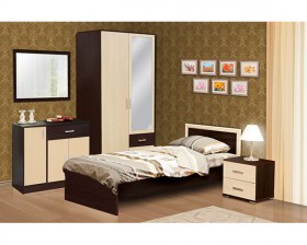 Кровать 900  Фриз с настилом в Тогучине - mebel154.com