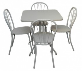 Набор стол пластиковый, 4 стула в Тогучине - mebel154.com
