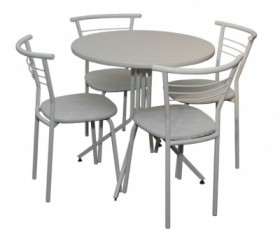 Набор стол пластиковый, 4 стула в Тогучине - mebel154.com