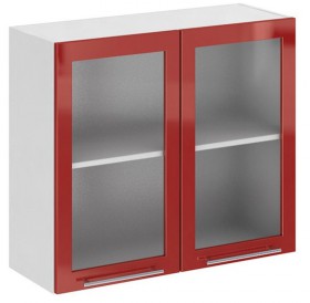 Олива ПС 800 шкаф верхний стекло в Тогучине - mebel154.com