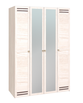 Шкаф для одежды 4-х дверный 555 Бриз в Тогучине - mebel154.com