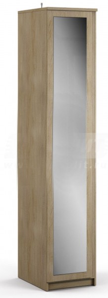 Шкаф однодверный с зеркалом Веста СБ-2260  в Тогучине - mebel154.com