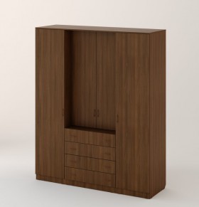 Шкаф распашной 4-х створчатый с 2 ящиками в Тогучине - mebel154.com