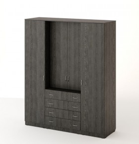 Шкаф распашной 4-х створчатый с 2 ящиками в Тогучине - mebel154.com