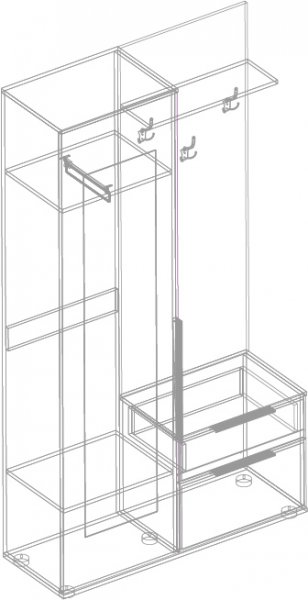 Прихожая Лео(велес) в Тогучине - mebel154.com