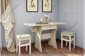 Стол раскладной с ящиком(пеликан) в Тогучине - mebel154.com