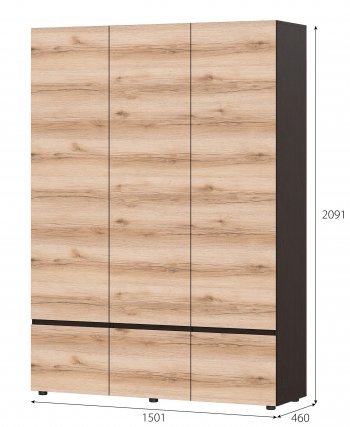 Шкаф 3-х Берген в Тогучине - mebel154.com